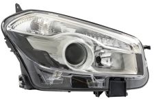 Faro delantero Nissan Qashqai 2010-2014 derecho