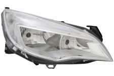 Faro delantero Opel Astra j 2009-2013 base cromada / derecho