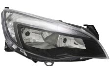 Faro delantero Opel Astra j 2009-2013 base negra / derecho