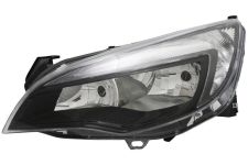 Faro delantero Opel Astra j 2009-2013 base negra / izquierdo