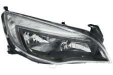 Faro delantero Opel Astra j 2013-2015 base negra / borde negro / led / derecho