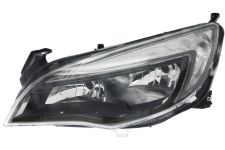 Faro delantero Opel Astra j 2013-2015 base negra / borde negro / led / izquierdo