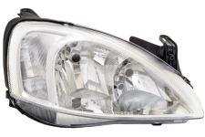 Faro delantero Opel Combo 2000-2012 piloto rayado / tipo magneti marelli / h7+h7 / derecho