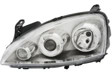 Faro delantero Opel Combo 2000-2012 tipo zkw / h7+h1 / con motor / izquierdo