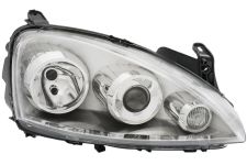 Faro delantero Opel Combo 2000-2012 tipo zkw / h7+h1 / derecho