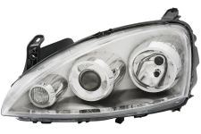 Faro delantero Opel Combo 2000-2012 tipo zkw / h7+h1 / izquierdo