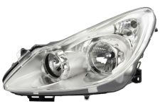 Faro delantero Opel Corsa d 2006-2011 base cromada / izquierdo