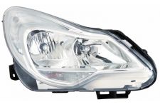 Faro delantero Opel Corsa d 2011-2015 base cromada / derecho