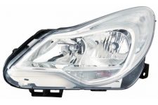 Faro delantero Opel Corsa d 2011-2015 base cromada / izquierdo