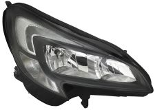 Faro delantero Opel Corsa e 2015-2019 detalle negro / derecho
