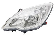 Faro delantero Opel Meriva 2010-2013 base cromada / izquierdo