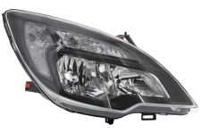 Faro delantero Opel Meriva 2010-2013 base negra / derecho