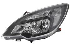 Faro delantero Opel Meriva 2010-2013 base negra / izquierdo