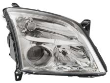 Faro delantero Opel Vectra c 2002-2005 base cromada / derecho