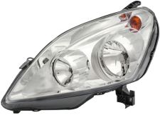 Faro delantero Opel Zafira b 2007-2011 base cromada / izquierdo