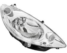 Faro delantero Peugeot 1007 2004-2010 base cromada / derecho