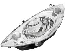 Faro delantero Peugeot 1007 2004-2010 base cromada / izquierdo