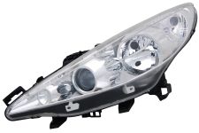 Faro delantero Peugeot 207 2007-2009 con antiniebla / izquierdo