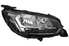 Faro delantero Peugeot 208 2019-2023 con diurna lampara w21/5w / derecho
