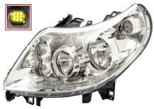 Faro delantero Peugeot Boxer 2006-2010 lampara h7+h1 / izquierdo