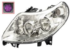 Faro delantero Peugeot Boxer 2010-2014 lampara h15+h1 / izquierdo