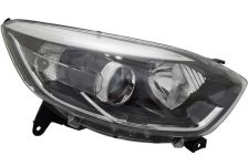 Faro delantero Renault Captur 2013-2017 detalle cromado / derecho