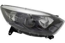 Faro delantero Renault Captur 2013-2017 detalle negro / derecho
