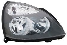 Faro delantero Renault Clio 2001-2006 base gris / derecho