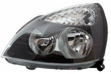 Faro delantero Renault Clio 2001-2006 base negra / izquierdo