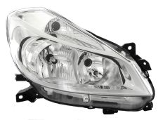 Faro delantero Renault Clio 2005-2009 base cromada / derecho