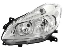 Faro delantero Renault Clio 2005-2009 base cromada / izquierdo
