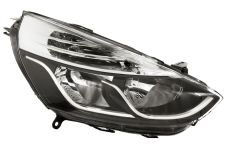 Faro delantero Renault Clio 2013-2016 detalle cromado / derecho