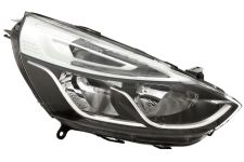 Faro delantero Renault Clio 2016-2019 detalle triangular / detalle cromado / derecho