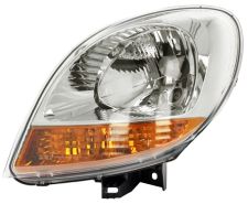 Faro delantero Renault Kangoo 2003-2007 base cromada / piloto ambar / izquierdo