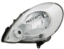Faro delantero Renault Kangoo 2007-2013 base cromada / izquierdo