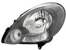 Faro delantero Renault Kangoo 2007-2013 base negra / izquierdo