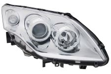 Faro delantero Renault Laguna 2007-2011 base cromada / derecho