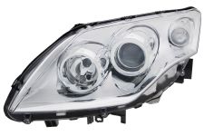 Faro delantero Renault Laguna 2007-2011 base cromada / izquierdo