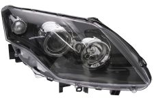 Faro delantero Renault Laguna 2007-2011 base negra / derecho