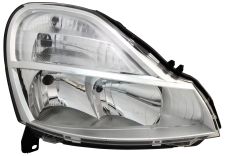Faro delantero Renault Modus 2008-2014 lamparas h7+h1 / derecho