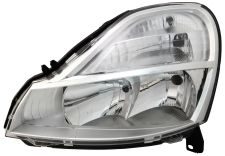 Faro delantero Renault Modus 2008-2014 lamparas h7+h1 / izquierdo