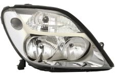 Faro delantero Renault Scenic 1999-2002 base cromada / derecho
