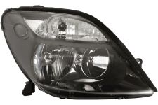 Faro delantero Renault Scenic 1999-2002 base negra / derecho