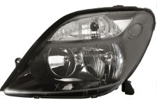 Faro delantero Renault Scenic 1999-2002 base negra / izquierdo
