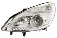 Faro delantero Renault Scenic 2006-2009 base cromada / izquierdo