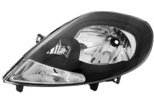 Faro delantero Renault Trafic 2007-2014 base negra / piloto blanco / izquierdo