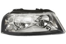 Faro delantero Seat Alhambra 2001-2010 base cromada / borde negro / derecho