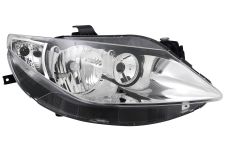 Faro delantero Seat Ibiza 2008-2012 optica doble / base cromada / derecho