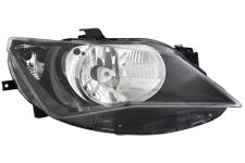 Faro delantero Seat Ibiza 2012-2017 base negra / derecho
