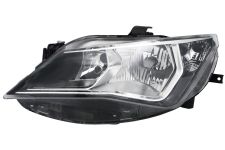 Faro delantero Seat Ibiza 2012-2017 optica doble / base cromada / izquierdo